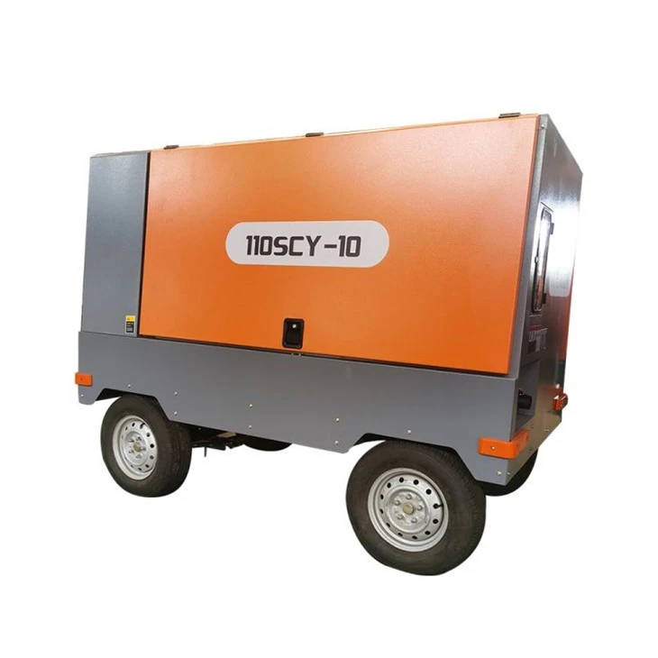 portable diesel screw air compressor