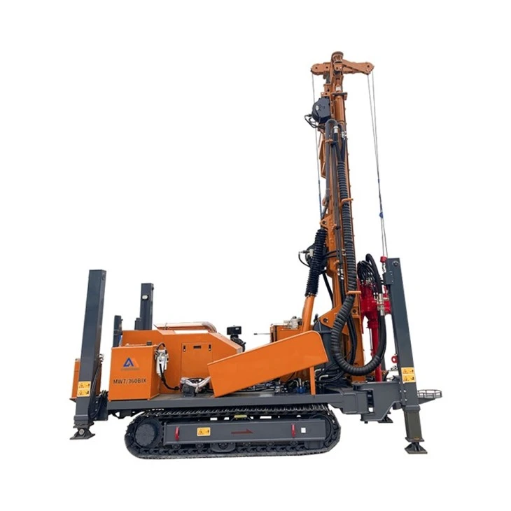 Rig Penggerudian Telaga Air Telaga Dalam Pemacu Hidraulik MW7╱360BⅨ