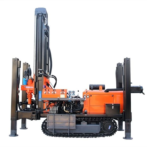 Rig penggerudian air crawler