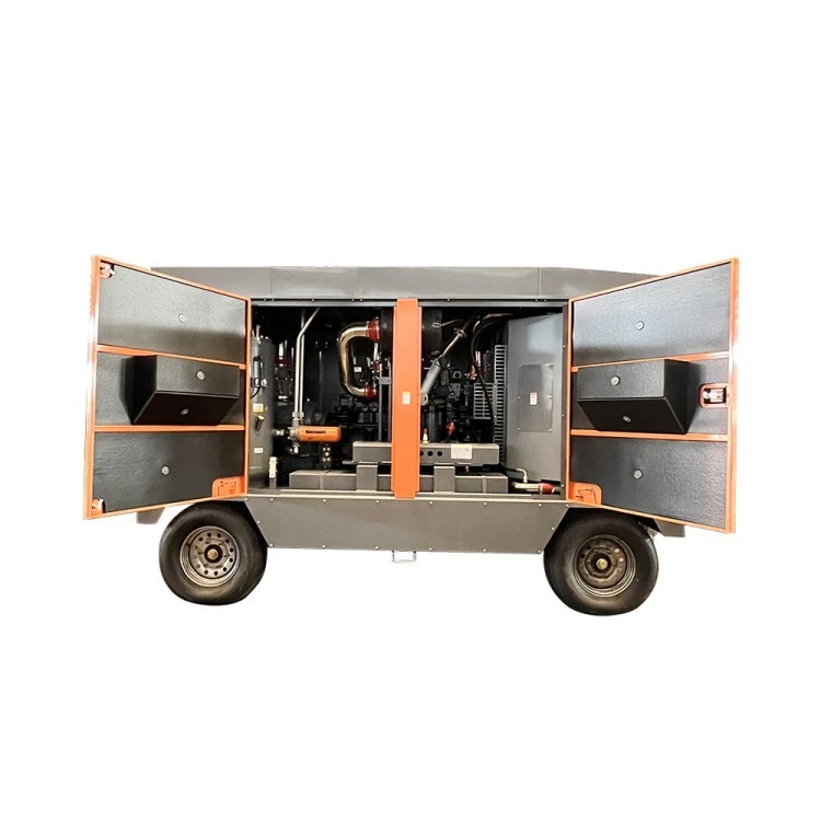 Water Well Drilling Portable Diesel Screw Air Compressor